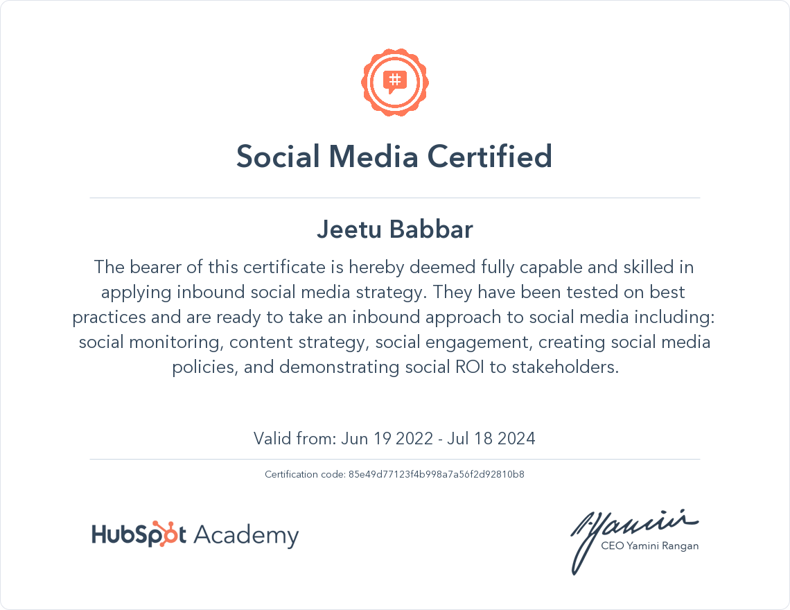 hubspot academy